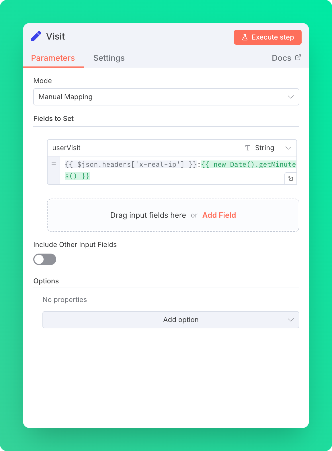 Edit Field Node